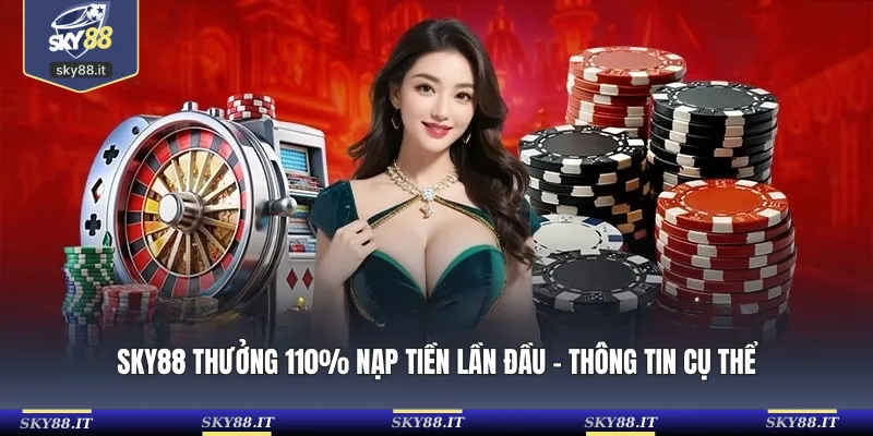 SKY88 THƯỞNG 110% NẠP TIỀN LẦN ĐẦU
