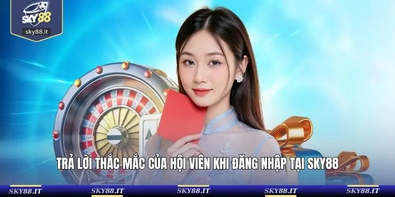 Trả lời thắc mắc của hội viên khi đăng nhập tại SKY88